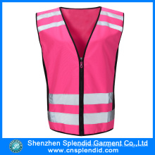 Reflective Clothing Wholesale Safety Pink Work Multi Pocket Vest